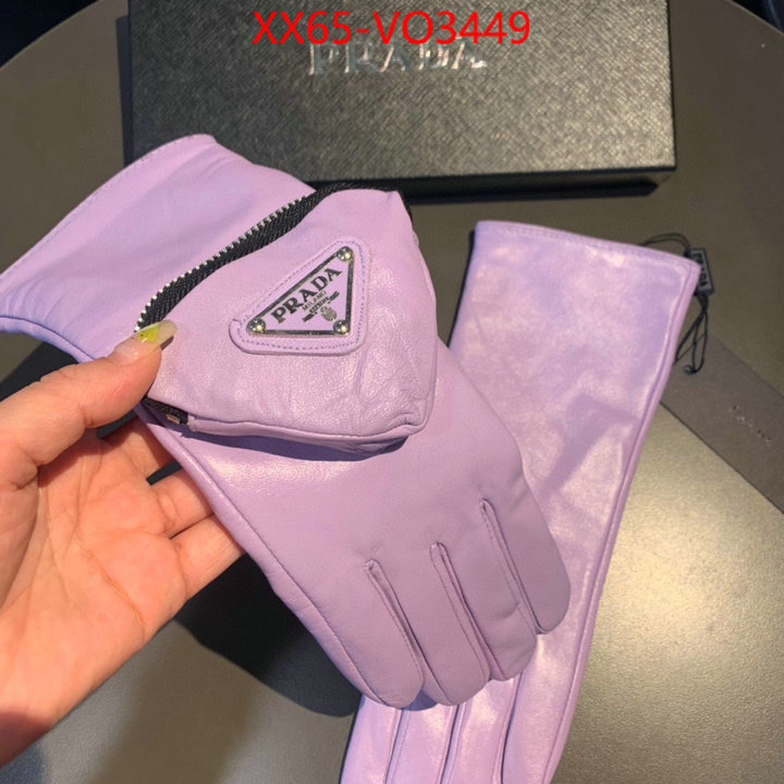 Gloves-Prada best quality designer ID: VO3449 $: 65USD