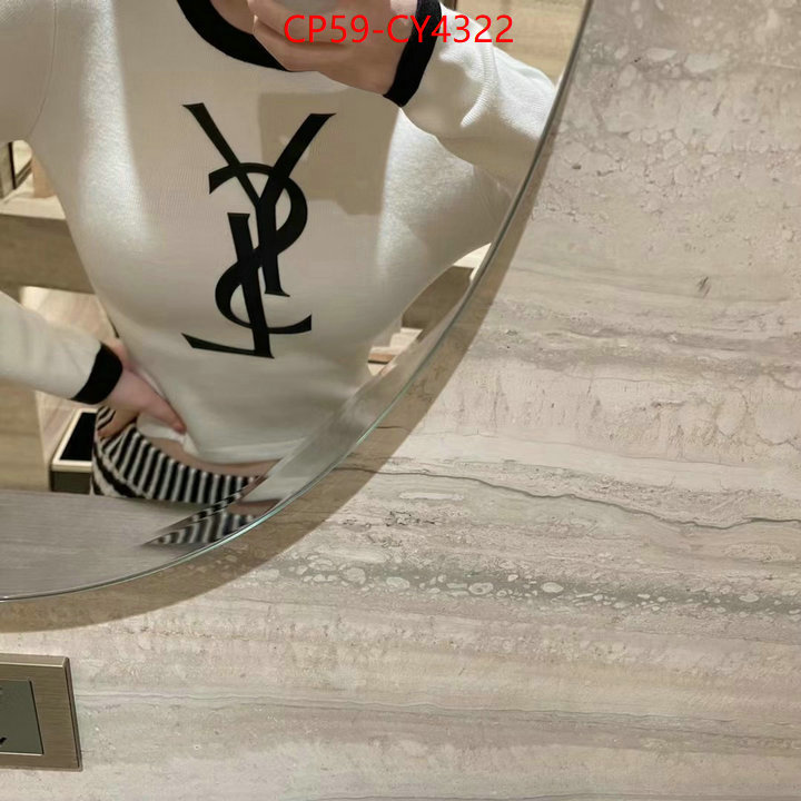 Clothing-YSL designer 1:1 replica ID: CY4322 $: 59USD