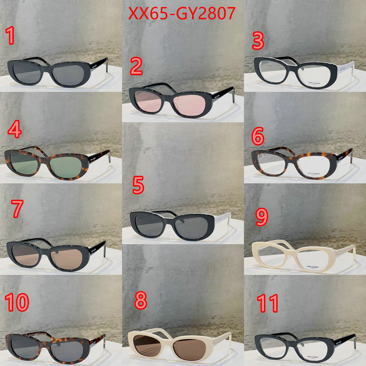 Glasses-YSL aaaaa customize ID: GY2807 $: 65USD