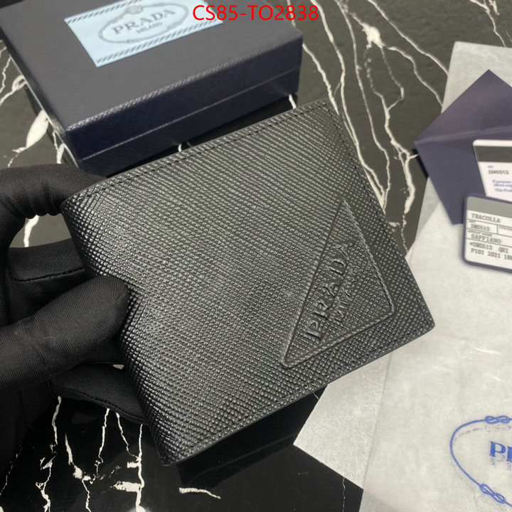 Prada Bags (TOP)-Wallet how quality ID: TO2838 $: 85USD
