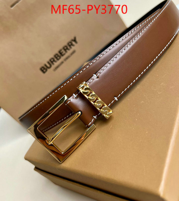 Belts-Burberry aaaaa+ replica ID: PY3770 $: 65USD