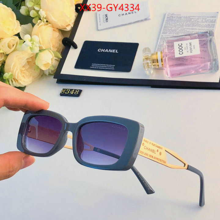 Glasses-Chanel 2023 replica wholesale cheap sales online ID: GY4334 $: 39USD