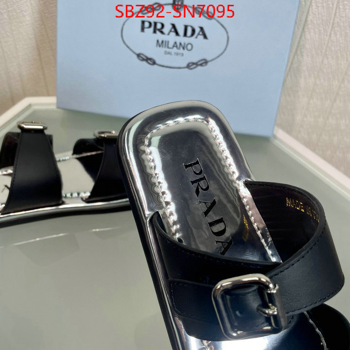 Women Shoes-Prada designer high replica ID: SN7095 $: 92USD