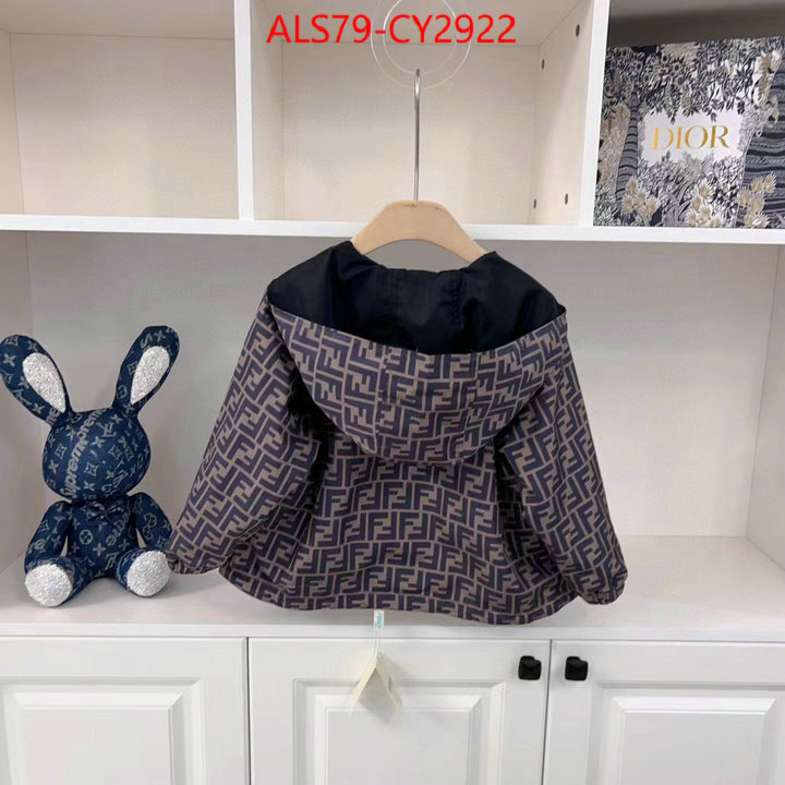 Kids clothing-Fendi high quality 1:1 replica ID: CY2922 $: 79USD