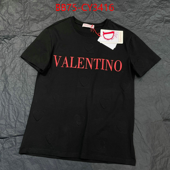 Clothing-Valentino high quality online ID: CY3416 $: 75USD