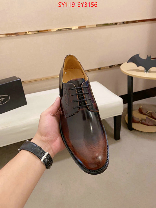 Men shoes-Prada aaaaa+ replica designer ID: SY3156 $: 119USD