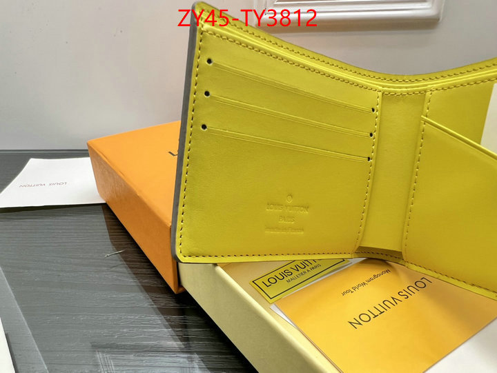 LV Bags(4A)-Wallet top quality designer replica ID: TY3812 $: 45USD