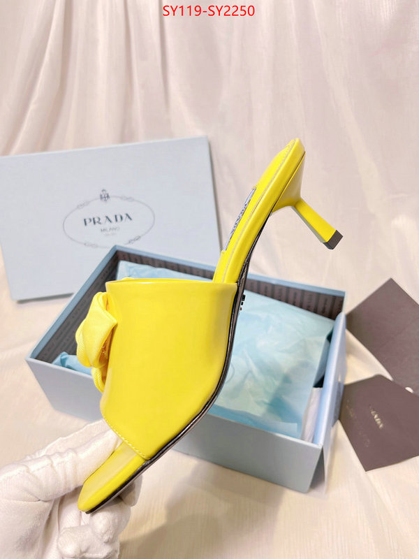 Women Shoes-Prada 2023 replica wholesale cheap sales online ID: SY2250 $: 119USD