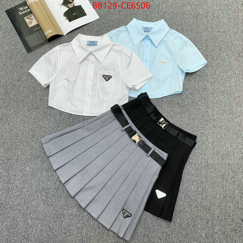 Clothing-Prada the quality replica ID: CE6506 $: 129USD