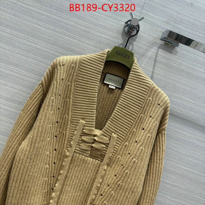 Clothing-Gucci replica aaaaa+ designer ID: CY3320 $: 189USD
