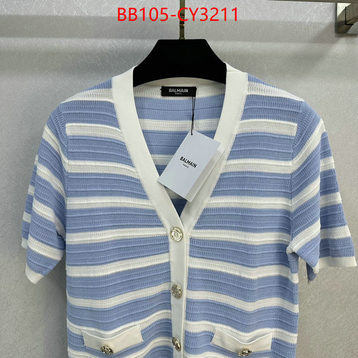 Clothing-Balmain where should i buy to receive ID: CY3211 $: 105USD