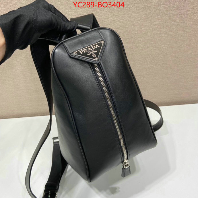 Prada Bags (TOP)-Backpack- where should i buy replica ID: BO3404 $: 289USD