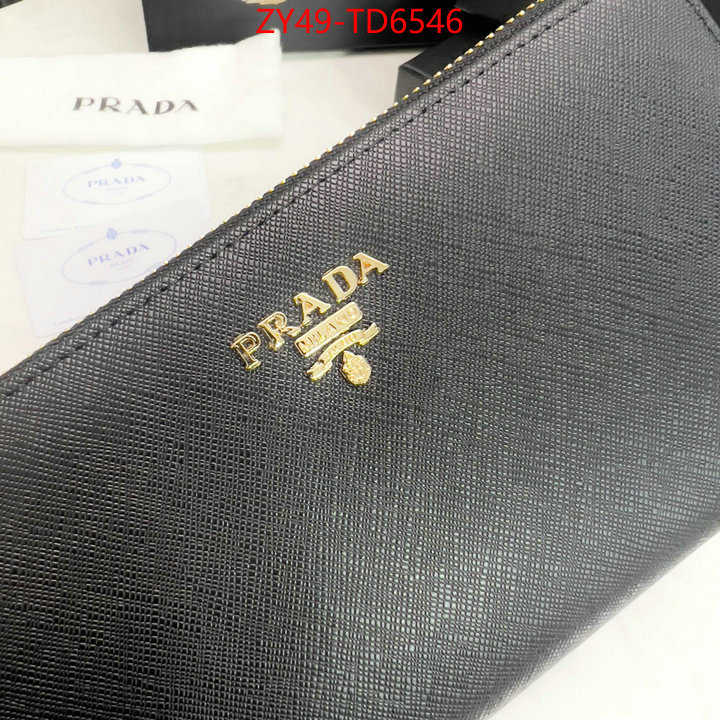 Prada Bags (4A)-Wallet what ID: TD6546 $: 49USD