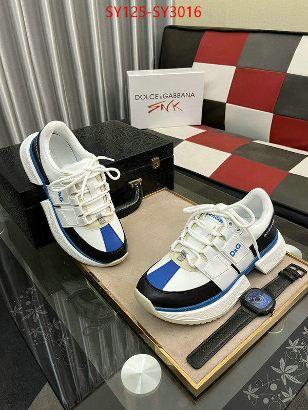 Men Shoes-DG buy 2023 replica ID: SY3016 $: 125USD