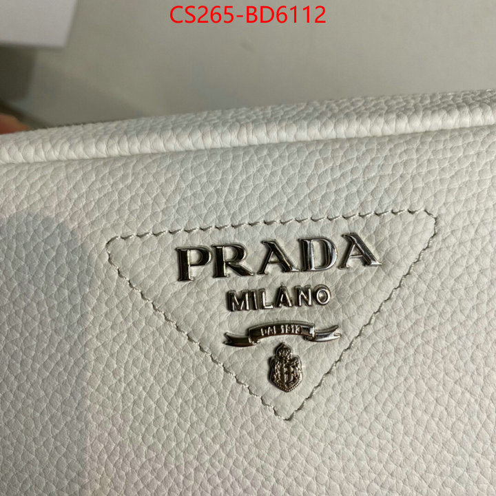Prada Bags (TOP)-Diagonal- can you buy knockoff ID: BD6112 $: 265USD