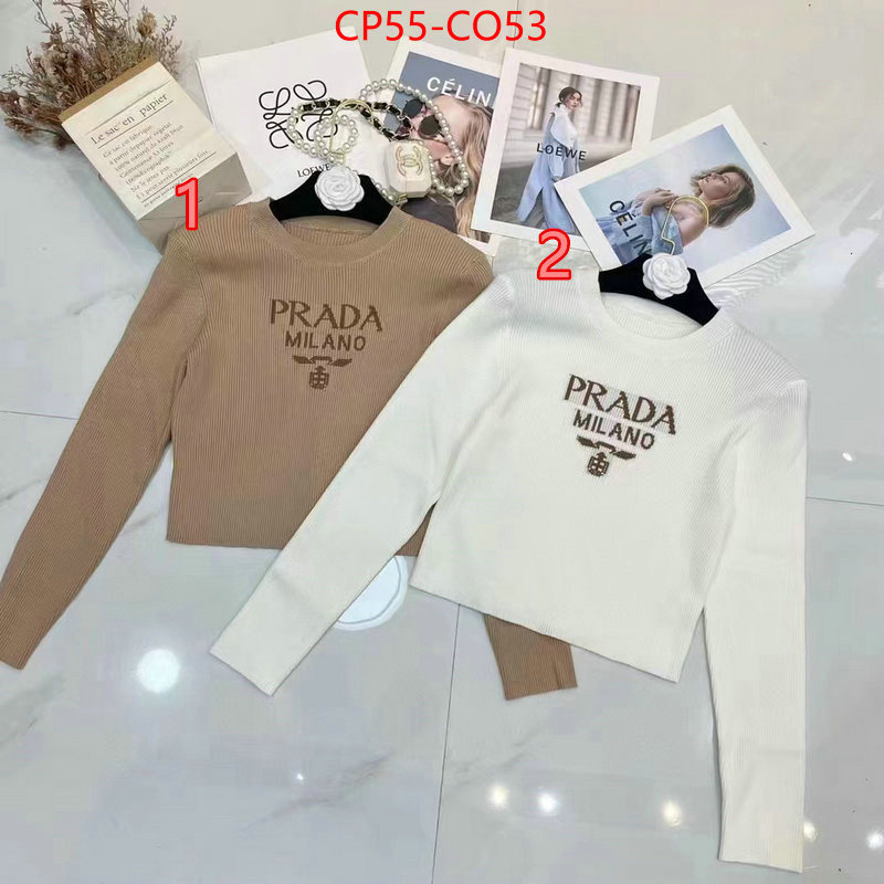 Clothing-Prada designer wholesale replica ID: CO53 $: 55USD