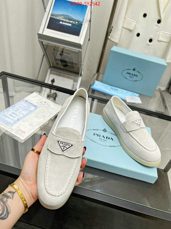 Women Shoes-Prada 2023 aaaaa replica 1st copy ID: SY2542 $: 99USD