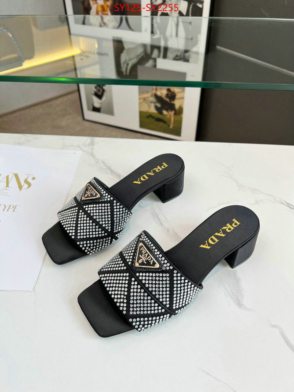 Women Shoes-Prada highest quality replica ID: SY2255 $: 125USD