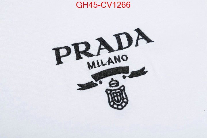 Clothing-Prada top quality replica ID: CV1266 $: 45USD