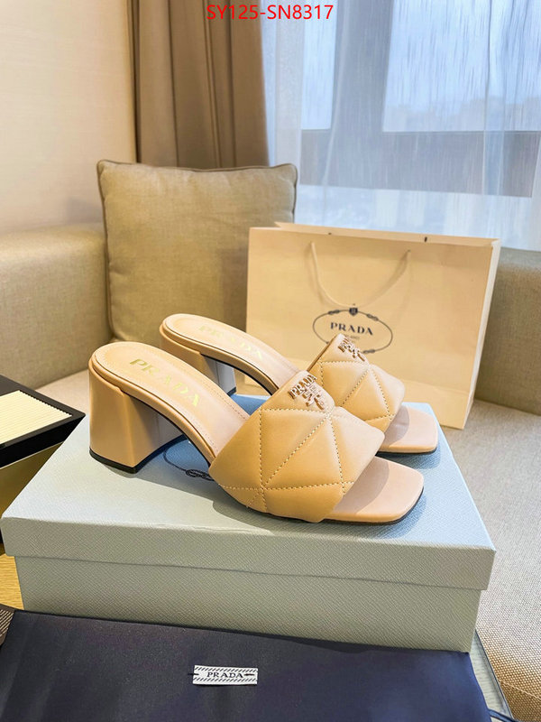Women Shoes-Prada customize best quality replica ID: SN8317 $: 125USD