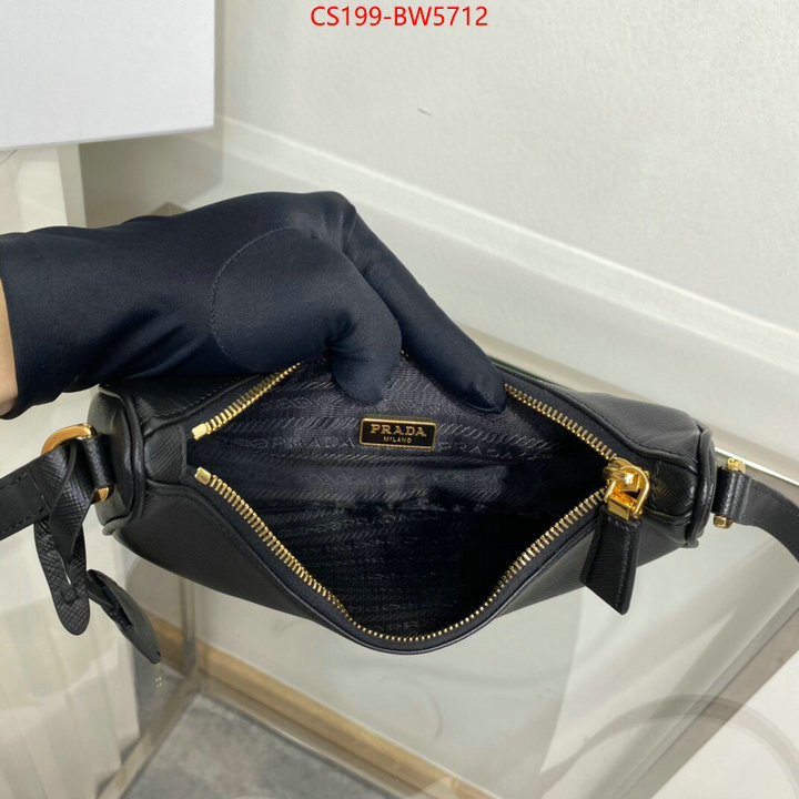 Prada Bags (TOP)-Re-Edition 2000 buy high-quality fake ID: BW5712 $: 199USD