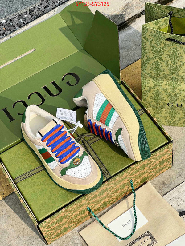 Men Shoes-Gucci new designer replica ID: SY3125 $: 135USD