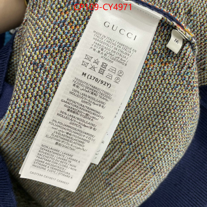 Clothing-Gucci buy best high-quality ID: CY4971 $: 109USD