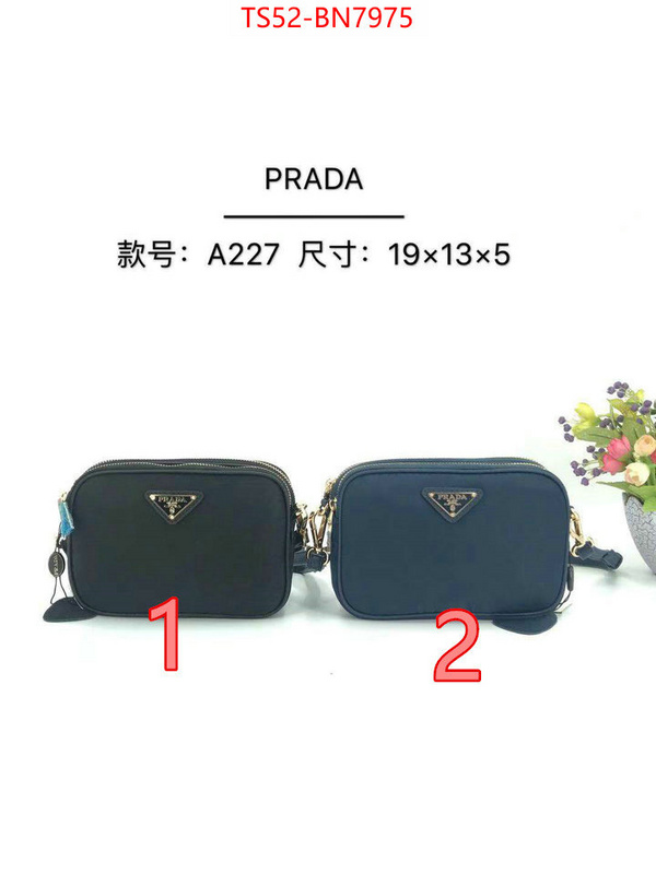 Prada Bags (4A)-Diagonal- what ID: BN7975 $: 52USD