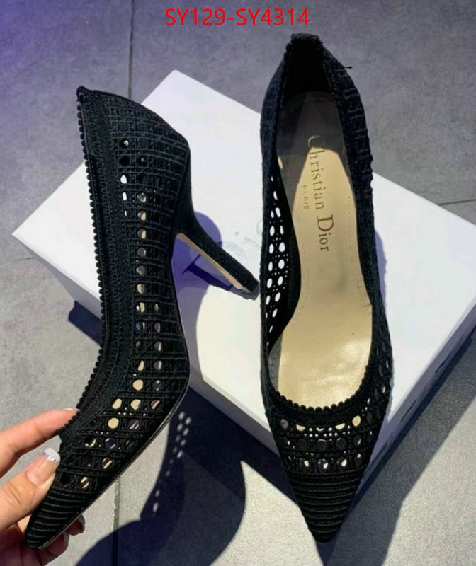 Women Shoes-Dior how to find replica shop ID: SY4314 $: 129USD
