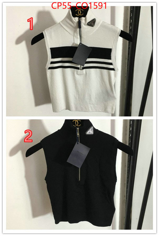 Clothing-Prada best quality designer ID: CO1591 $: 55USD