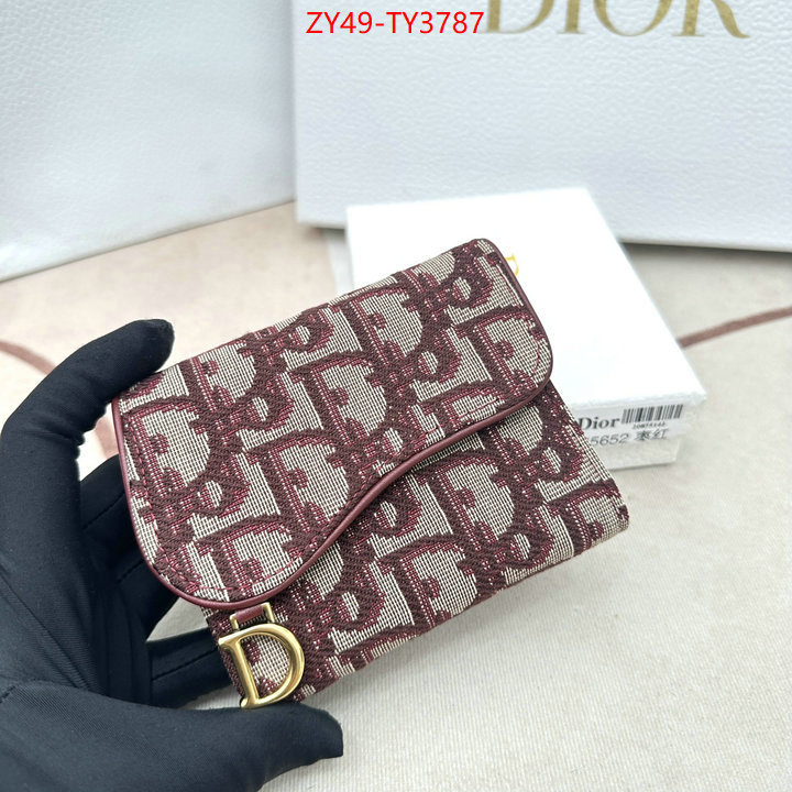 Dior Bags(4A)-Wallet- high quality replica ID: TY3787 $: 49USD