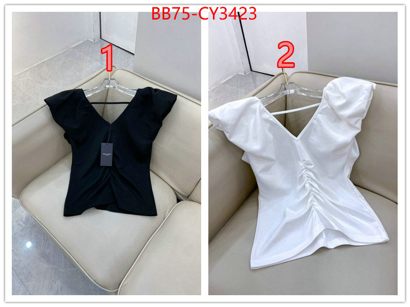 Clothing-YSL replica wholesale ID: CY3423 $: 75USD