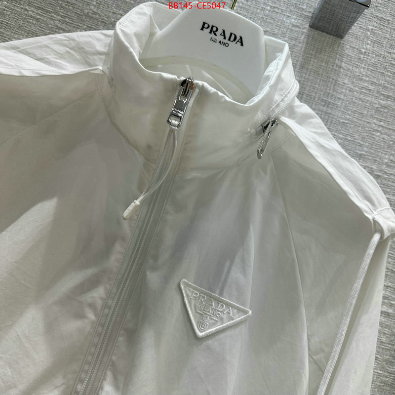 Clothing-Prada high quality replica designer ID: CE5047 $: 145USD