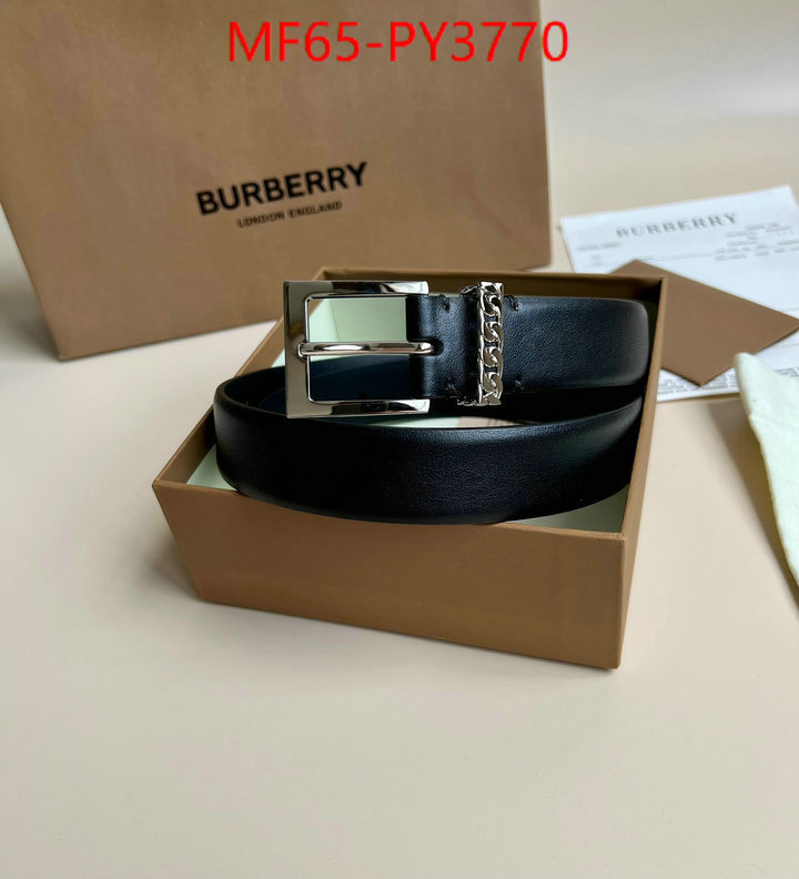 Belts-Burberry aaaaa+ replica ID: PY3770 $: 65USD