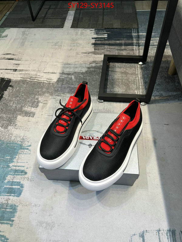 Men shoes-Prada outlet sale store ID: SY3145 $: 129USD