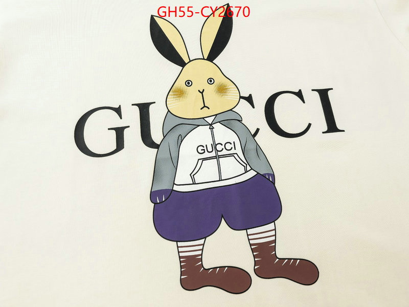 Clothing-Gucci where could you find a great quality designer ID: CY2670 $: 55USD