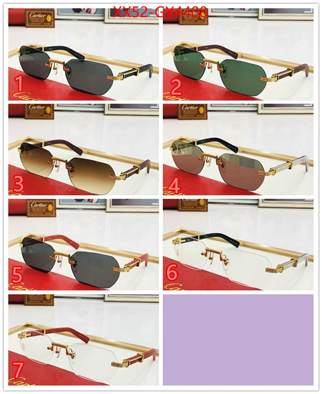 Glasses-Cartier 2023 aaaaa replica customize ID: GY4408 $: 52USD