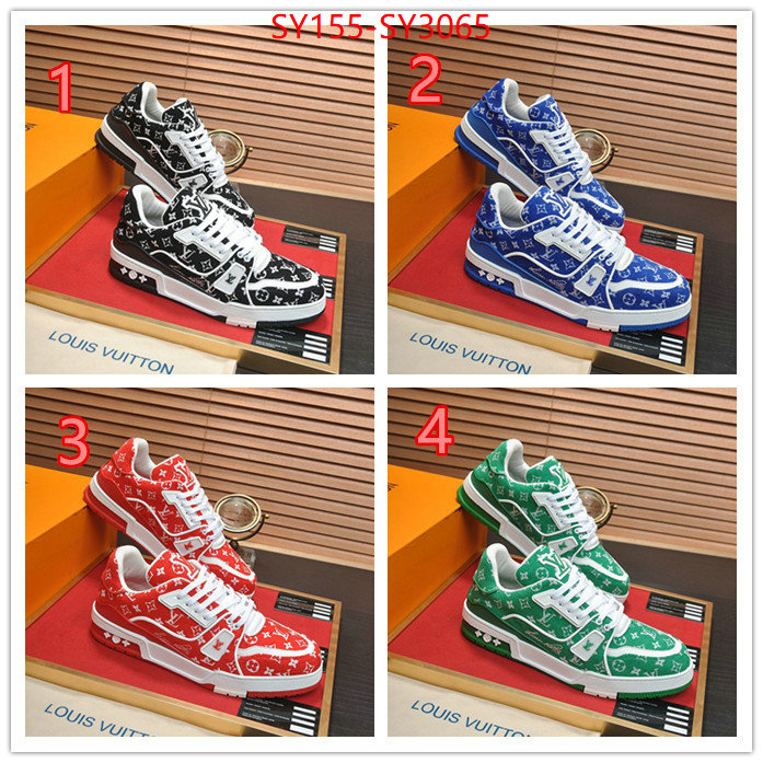 Men Shoes-LV shop cheap high quality 1:1 replica ID: SY3065 $: 155USD