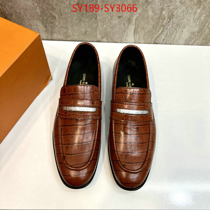 Men Shoes-LV luxury fashion replica designers ID: SY3066 $: 189USD