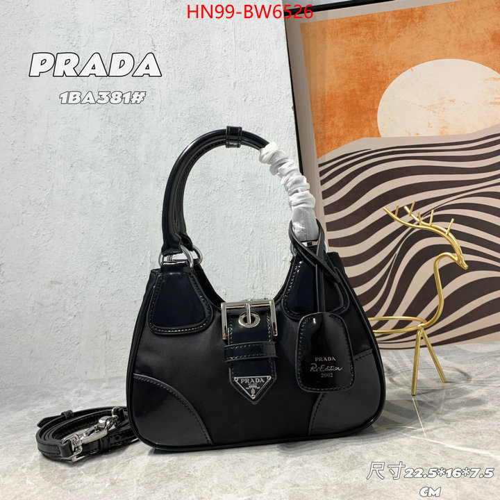 Prada Bags (4A)-Handbag- high quality replica designer ID: BW6526 $: 99USD