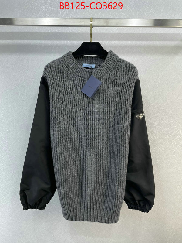 Clothing-Prada replica us ID: CO3629 $: 125USD