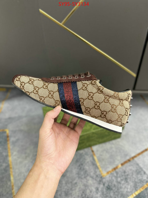 Men Shoes-Gucci what is aaaaa quality ID: SY3134 $: 95USD