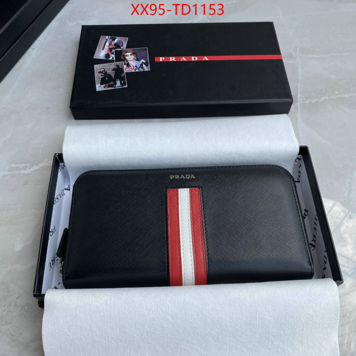 Prada Bags (TOP)-Wallet 2023 aaaaa replica 1st copy ID: TD1153 $: 95USD