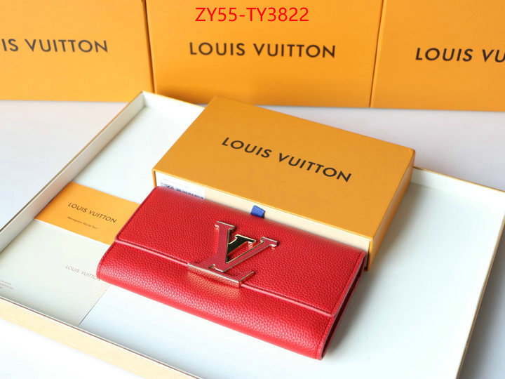 LV Bags(4A)-Wallet buying replica ID: TY3822 $: 55USD