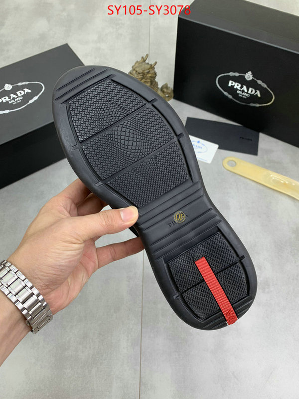 Men shoes-Prada fake high quality ID: SY3078 $: 105USD