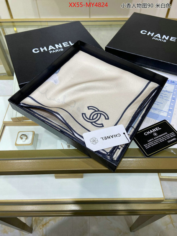 Scarf-Chanel can you buy knockoff ID: MY4824 $: 55USD