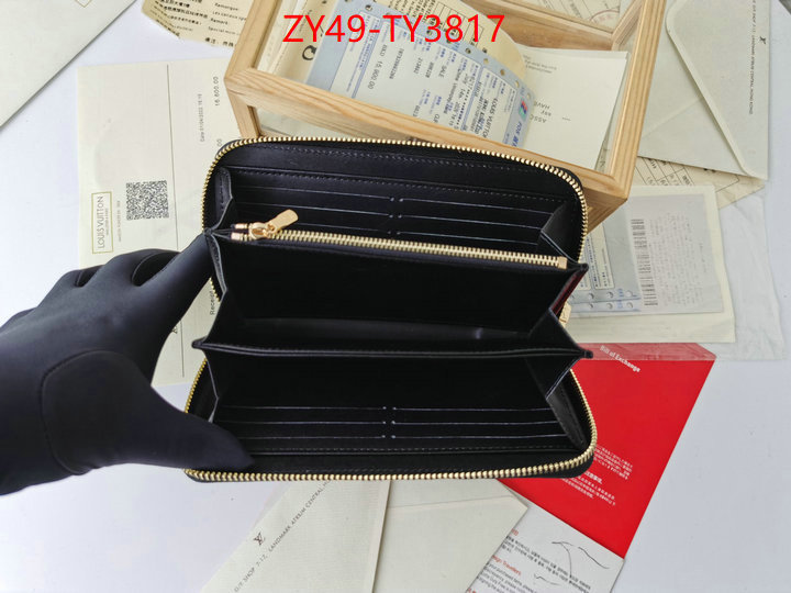 LV Bags(4A)-Wallet sell online luxury designer ID: TY3817 $: 49USD