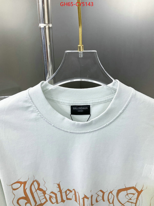 Clothing-Balenciaga aaaaa quality replica ID: CY5143 $: 65USD