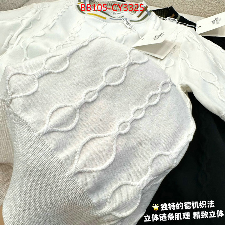 Clothing-Hermes best replica 1:1 ID: CY3325 $: 105USD