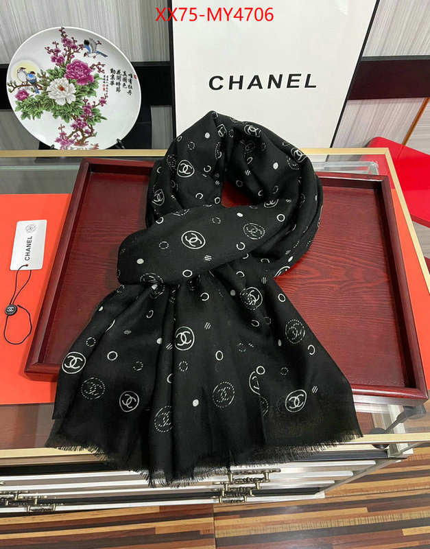 Scarf-Chanel wholesale designer shop ID: MY4706 $: 75USD